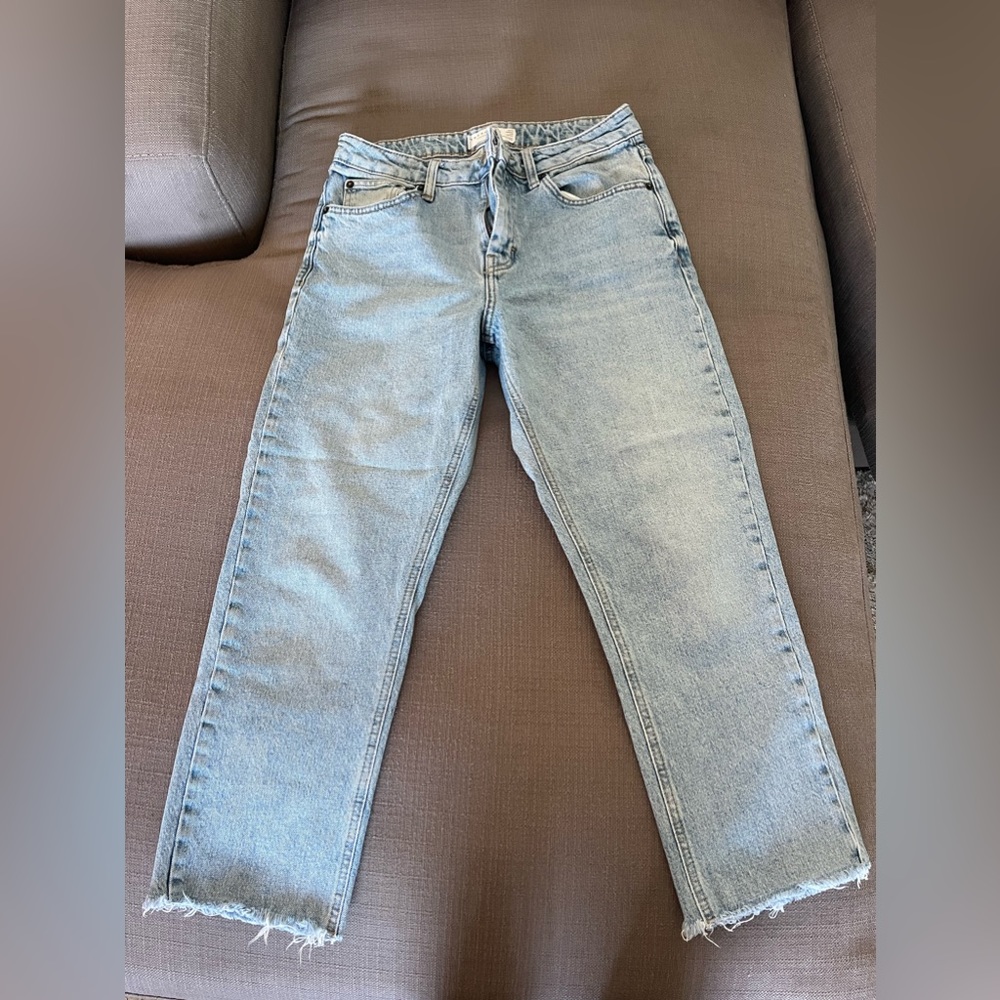 Topshop PETITE Straight Jeans 28